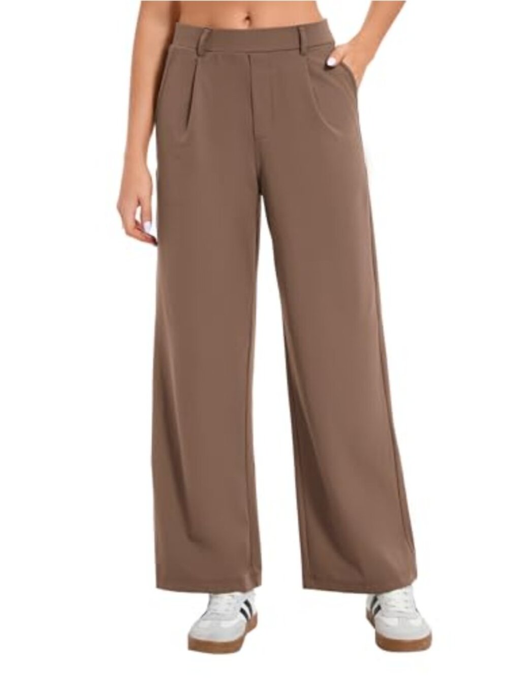 High Waisted Wide Leg Dress Pants Business Casual Trousers